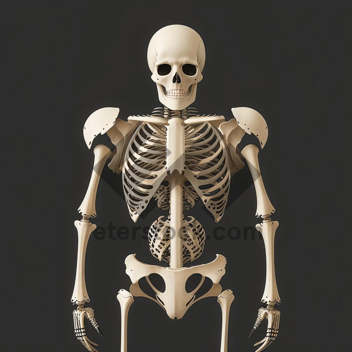 Picture of Human Anatomy Skeleton - 3D X-ray Image