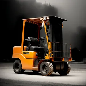 Industrial Forklift: Efficient Heavy Cargo Transportation Machine