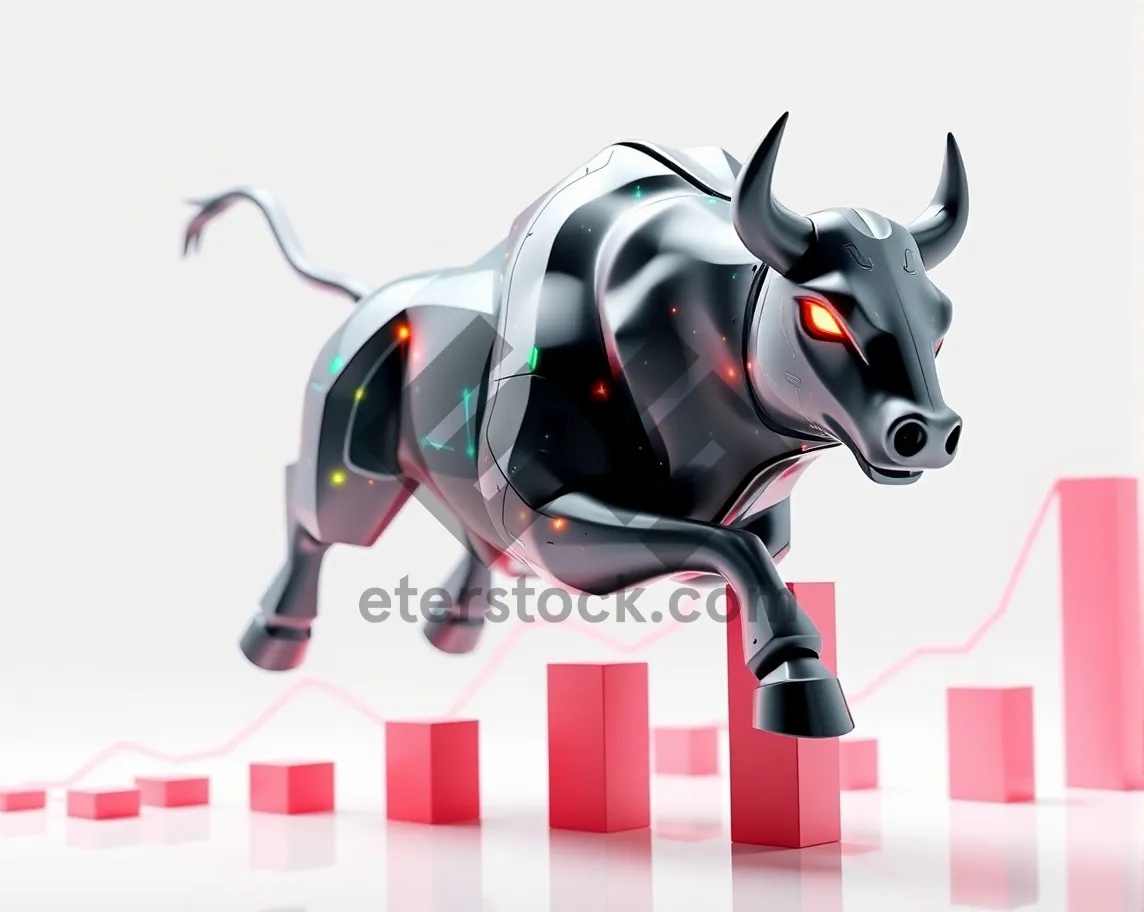 Picture of Cartoon animal automaton clip art illustration