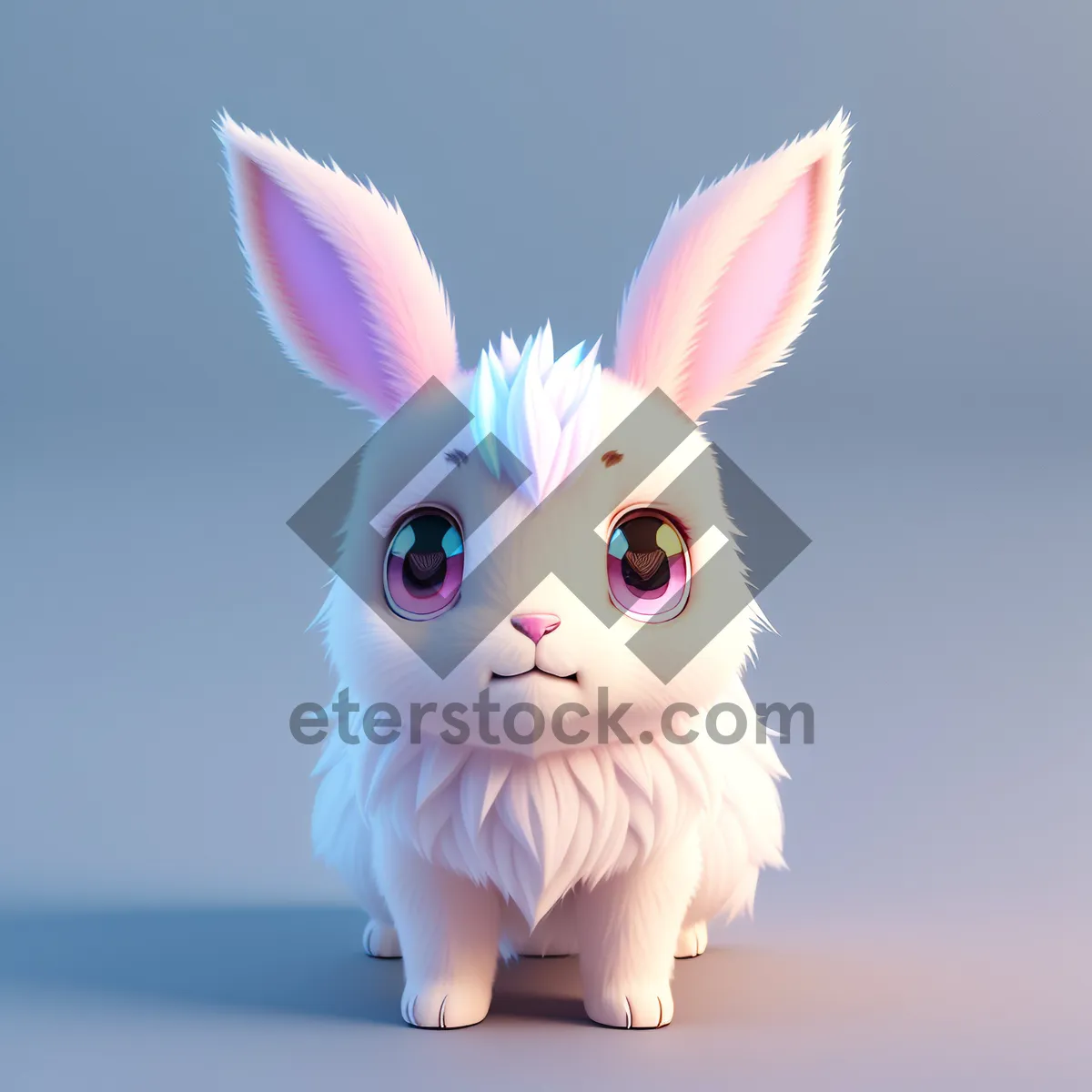Picture of Cute Bunny Piggy Bank with Easter Savings