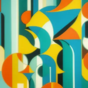 Modern Round Web Icons Set in Orange and Yellow