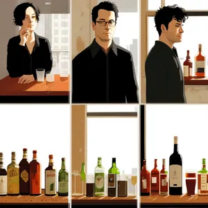 Happy professional team meeting in corporate office