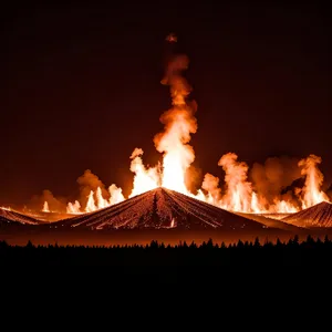 Infernal Flaming Mountain Eruption