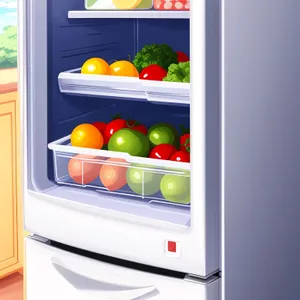 Modern Kitchen Refrigerator: Fresh Food Storage Solution