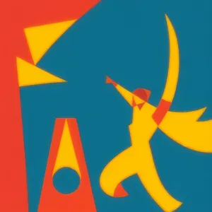 Graphic design icon symbolizing creativity and artistry