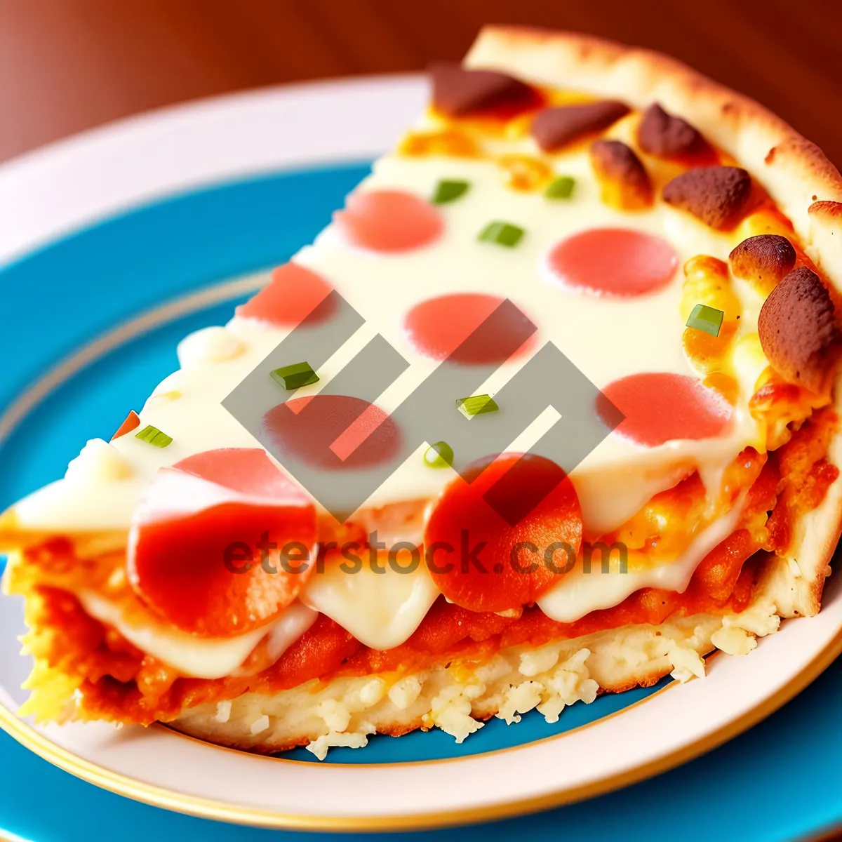 Picture of Delicious Gourmet Toast with Fresh Tomato and Cheese