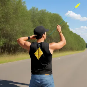 Sky-high Golfer showcasing skill and precision.