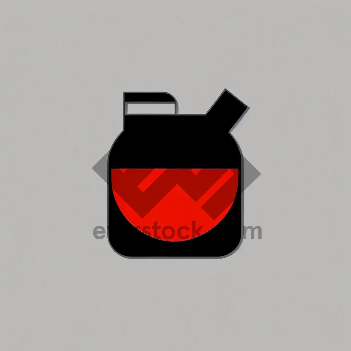 Picture of 3D Gift Box Icon in Glass Container