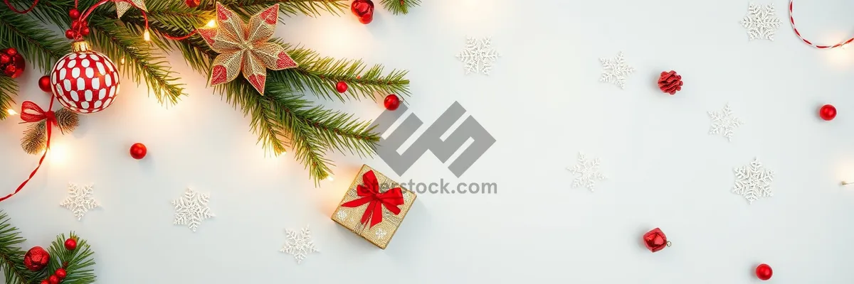Picture of New Year Winter Floral Art Frame