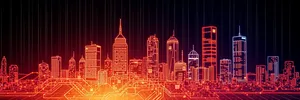 Urban Tower Skyline - City Architecture Design Concept