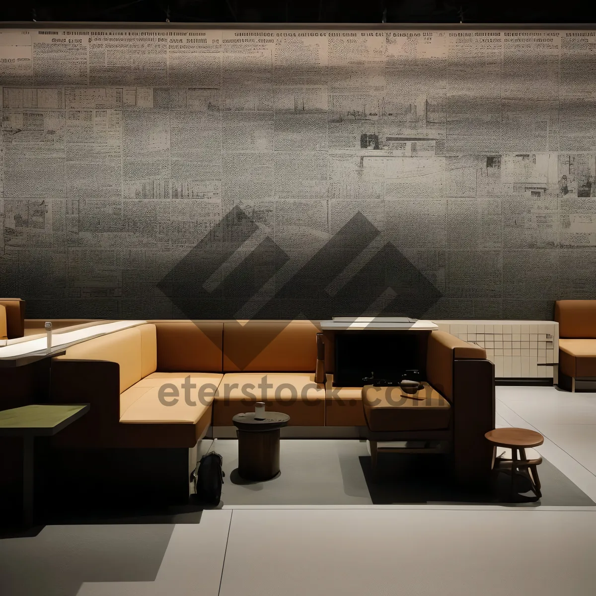 Picture of Modern Home Theater with Luxurious Furniture and Cozy Décor