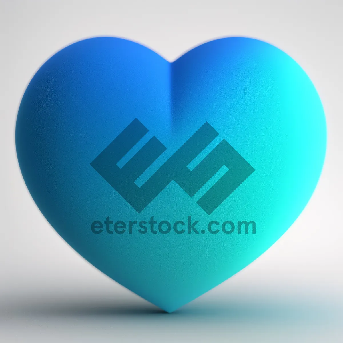 Picture of Shiny Heart Icon Set for Web Design