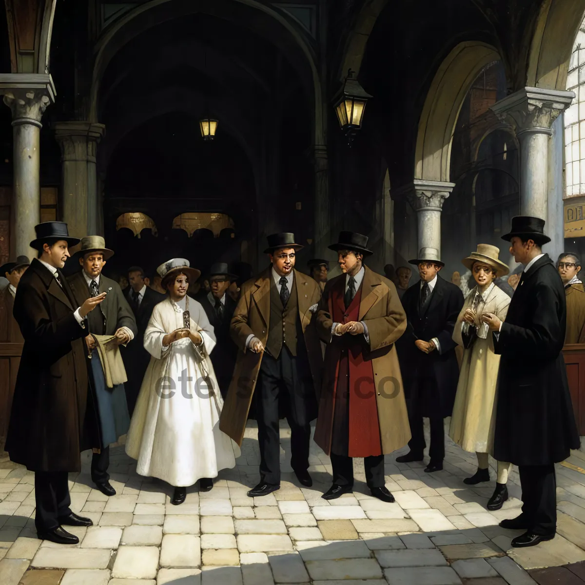 Picture of Groom in Church Vestment Covering Clothes Student'Clothing