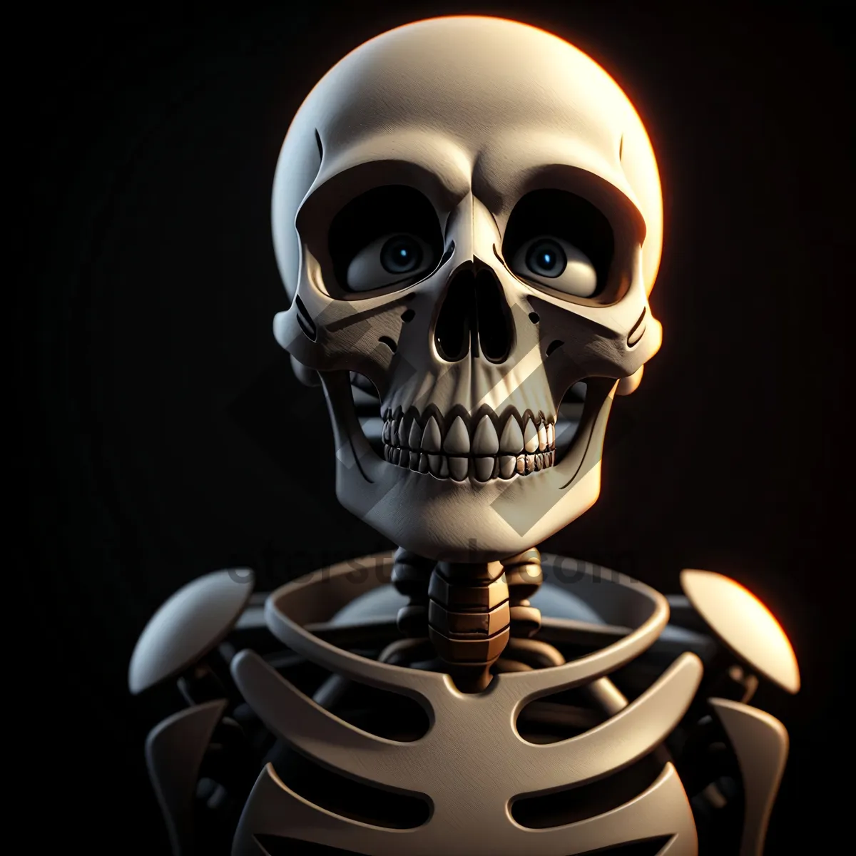 Picture of Pirate Skull Sculpture: Bone-Chilling Anatomy of Fear