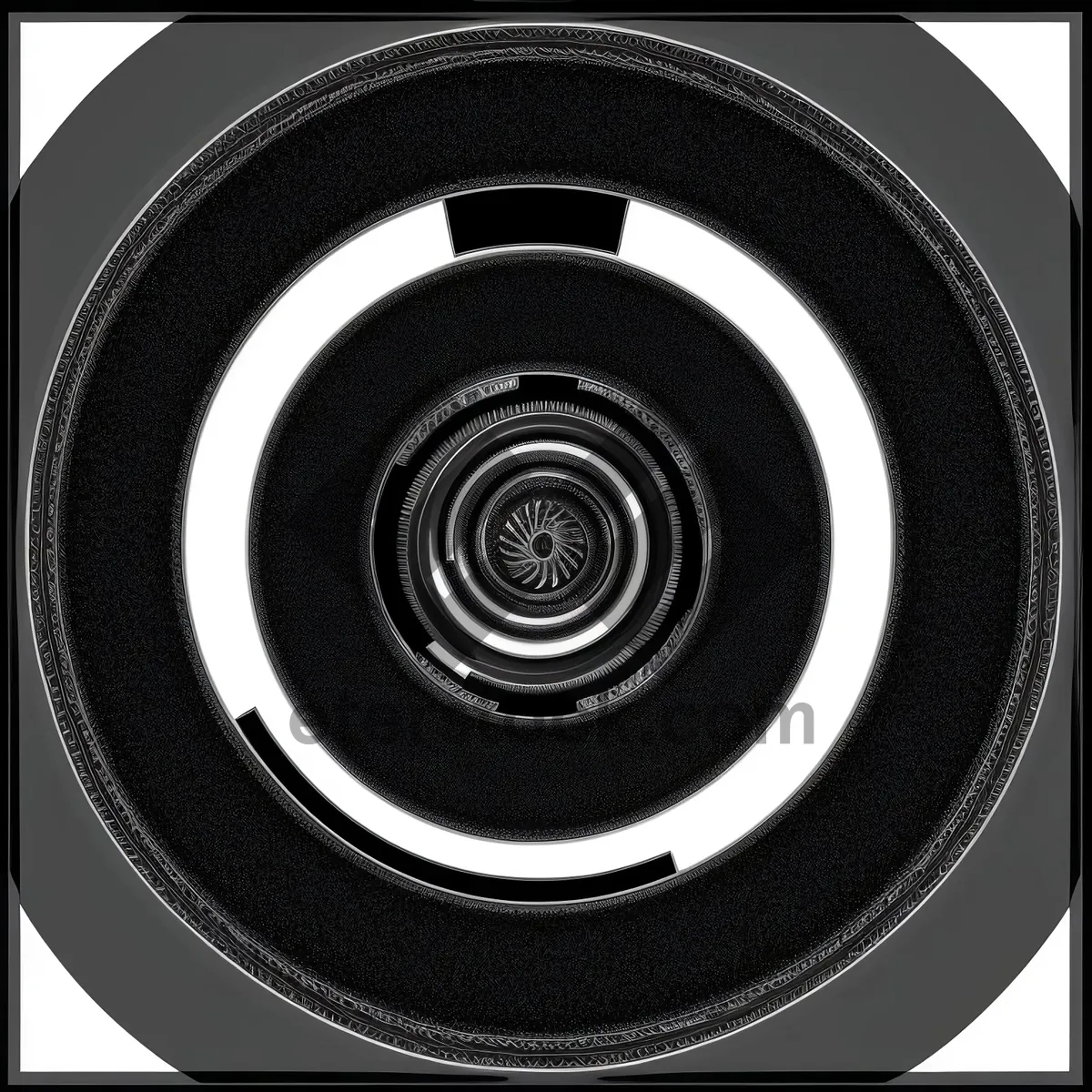 Picture of Audio Circle Control: Black Sound Speaker Mechanism