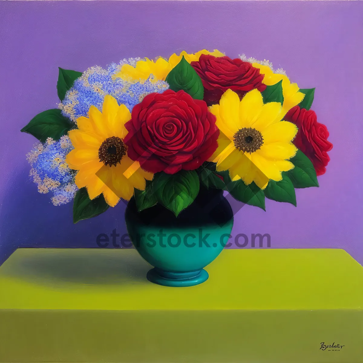 Picture of Bright and Colorful Floral Bouquet