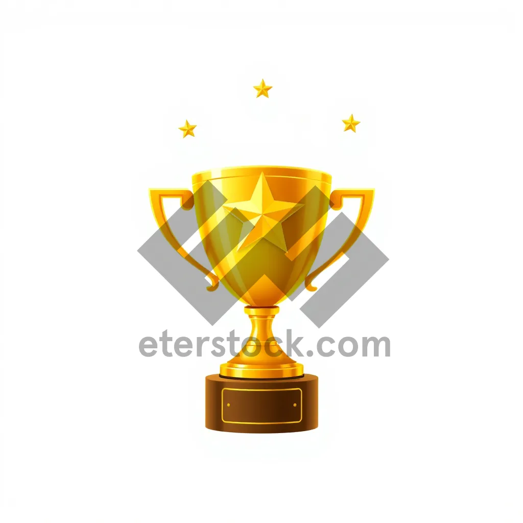 Picture of Golden wine cup for celebration