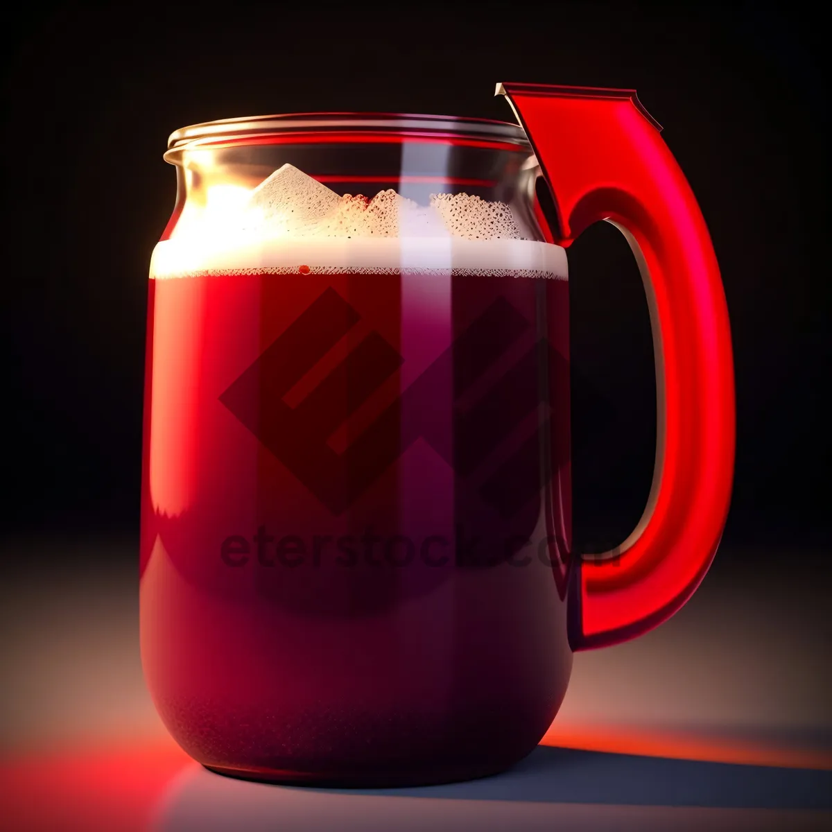 Picture of Morning Brew: A Refreshing Tea in a Glass Mug