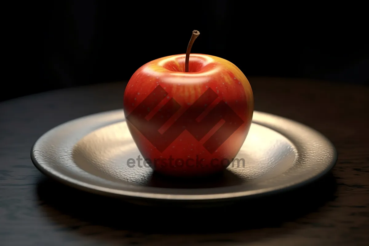 Picture of Fresh and Juicy Red Delicious Apple for a Healthy Snack