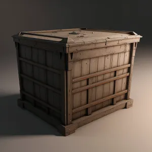 CrateCube - 3D Render of Storage Container