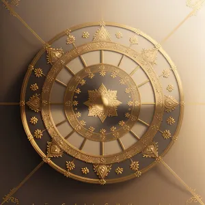 Arabesque Retro Clock Design - Antique Time Piece