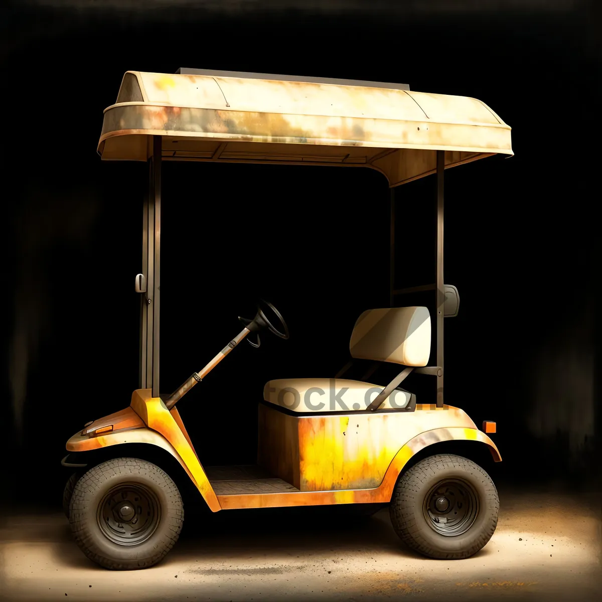 Picture of Golf Cart: Sports Vehicle for Driving on the Green