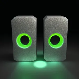 High-Fidelity Audio System with Powerful Speakers