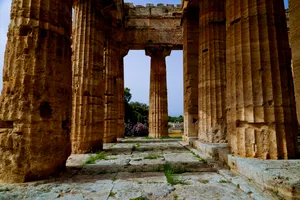 Historic Roman Triumphal Arch in City Center