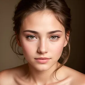 Beautiful Attractive Model with Flawless Skin
