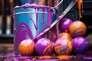 Colorful Easter Egg Decoration - Holiday Symbol