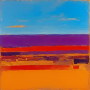 Vibrant Crayon Art in Yellow and Orange