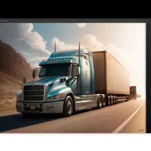 Freight Truck on Highway: Efficient Transportation for Shipping