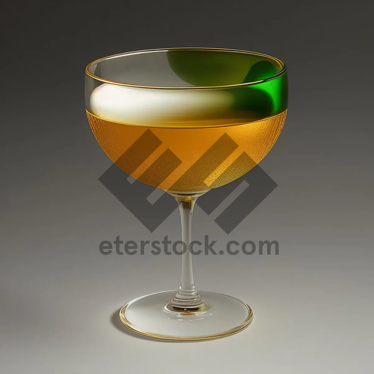 Picture of Golden Martini Glass at a Celebratory Bar