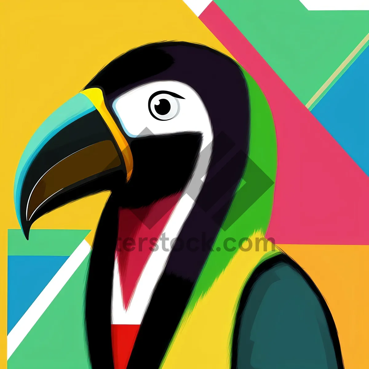 Picture of Patriotic National Flag Symbol - Iconic Country Sign