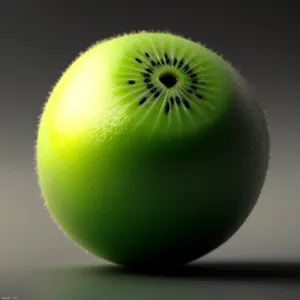 Fresh and Juicy Kiwi Fruit Slice