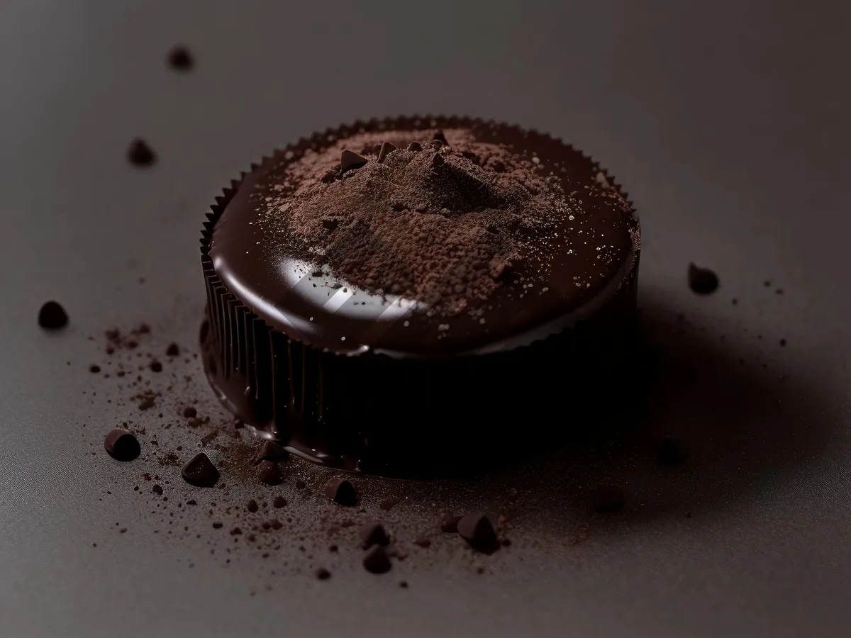 Picture of Sweet Chocolate Espresso Breakfast Drink with Cake