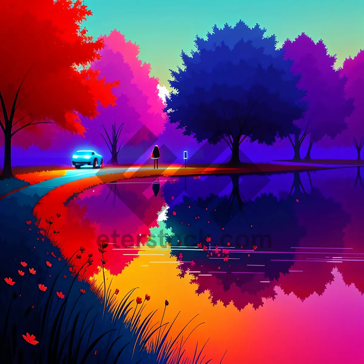 Picture of Starry Sunlight in the Sky - Celestial Art