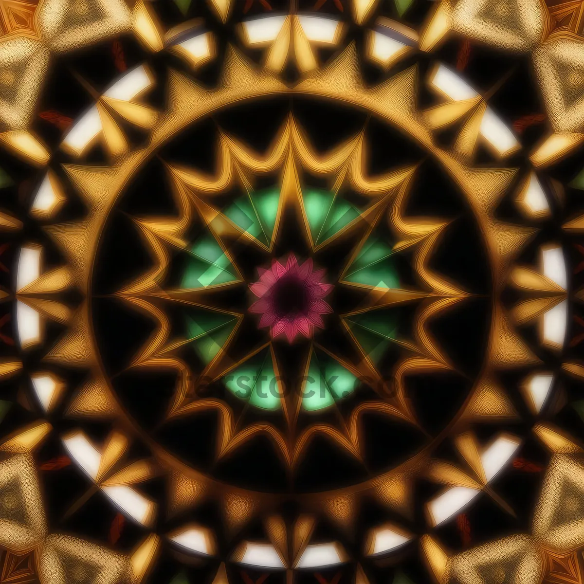 Picture of Mosaic Arabesque: Intricate Artistic Fractal Design