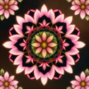 Colorful Spring Floral Daisy Pattern