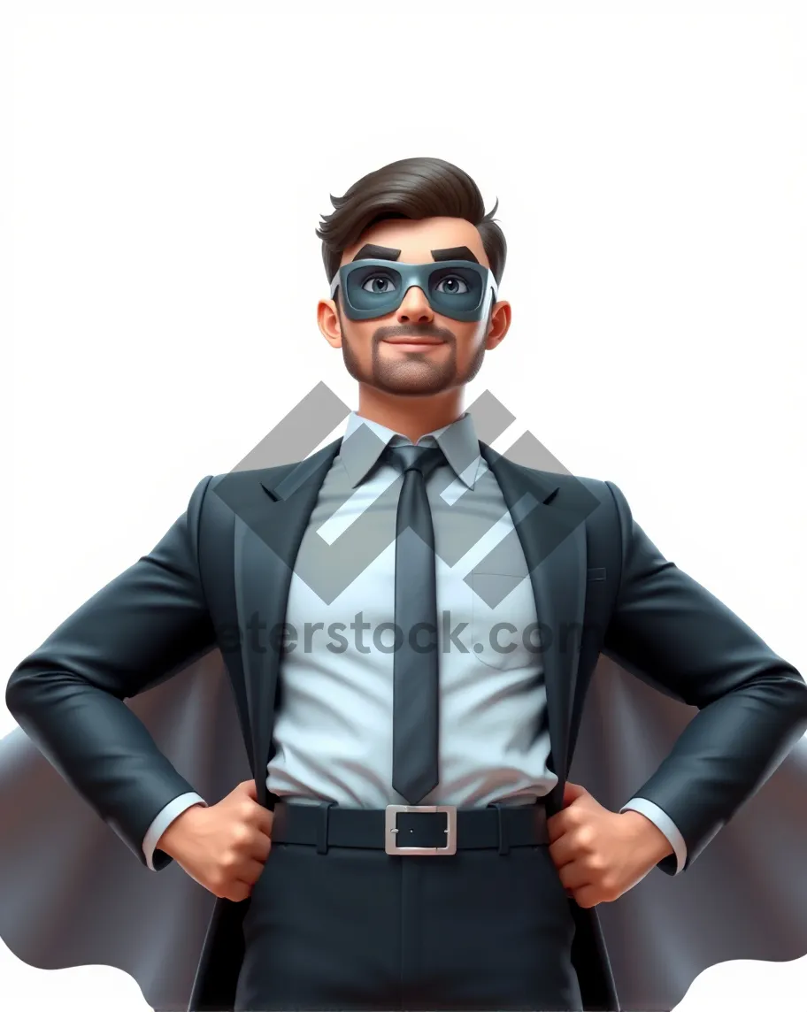Picture of Stylish businessman in corporate office wearing sunglasses