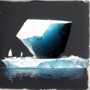Winter Wonderland: Majestic Arctic Glacier Melting