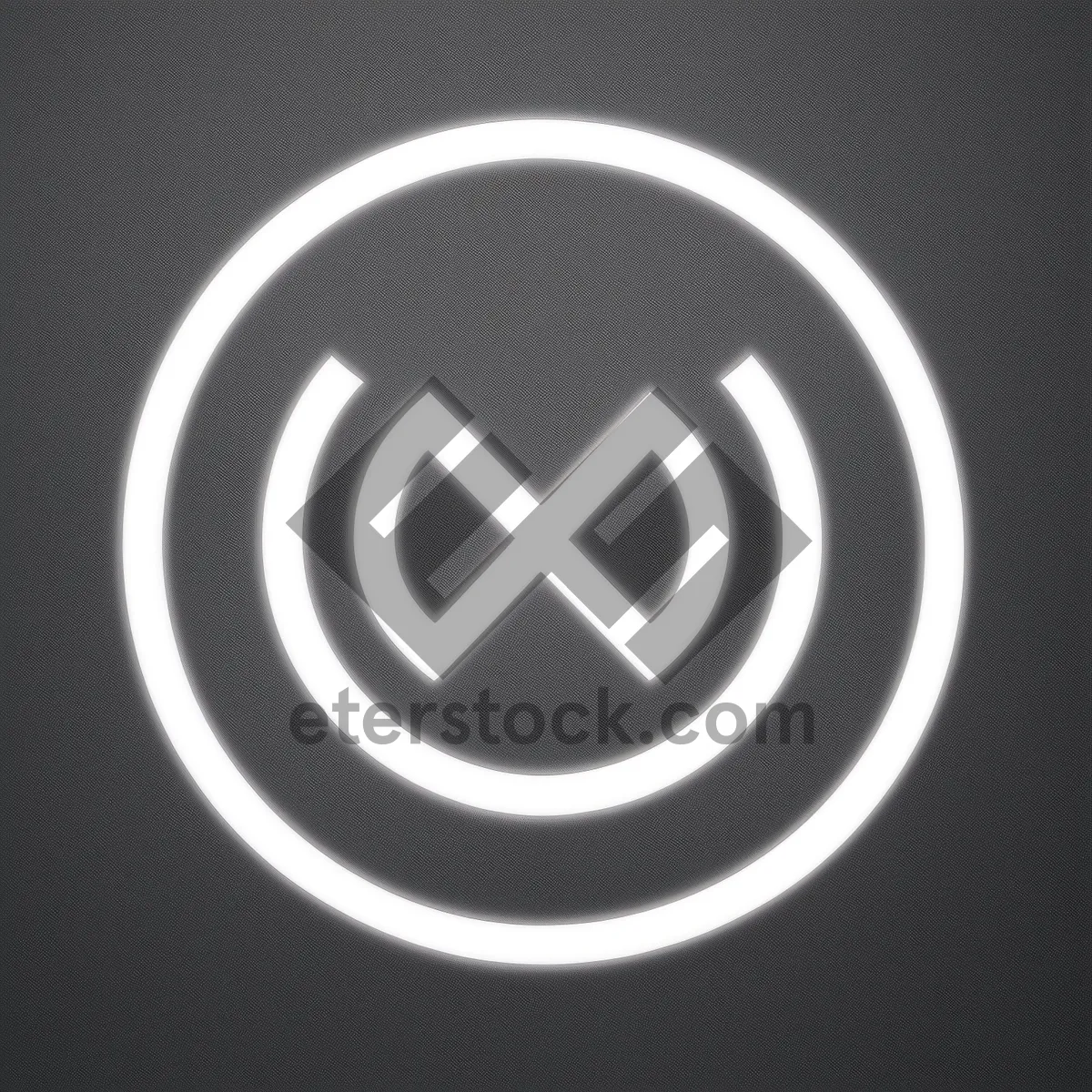 Picture of Modern glossy button icon with shiny black metal finish.