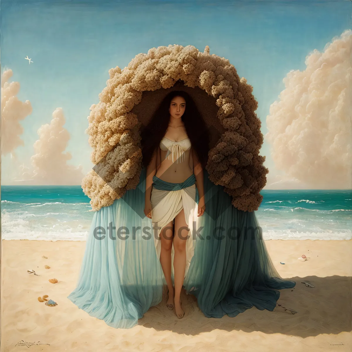 Picture of Turquoise paradise: The sun-kissed shores of a tropical beach