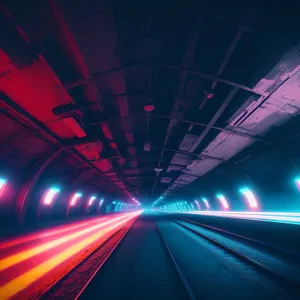 Glowing Fractal Tunnel of Energy