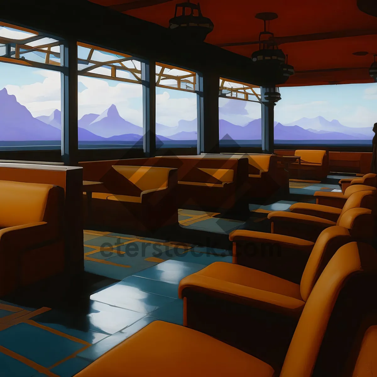 Picture of Modern Interior Furniture with Classy Decor