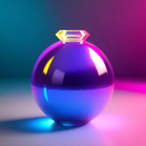 Glass Perfume Globe: 3D Decorative Bangle Ball
