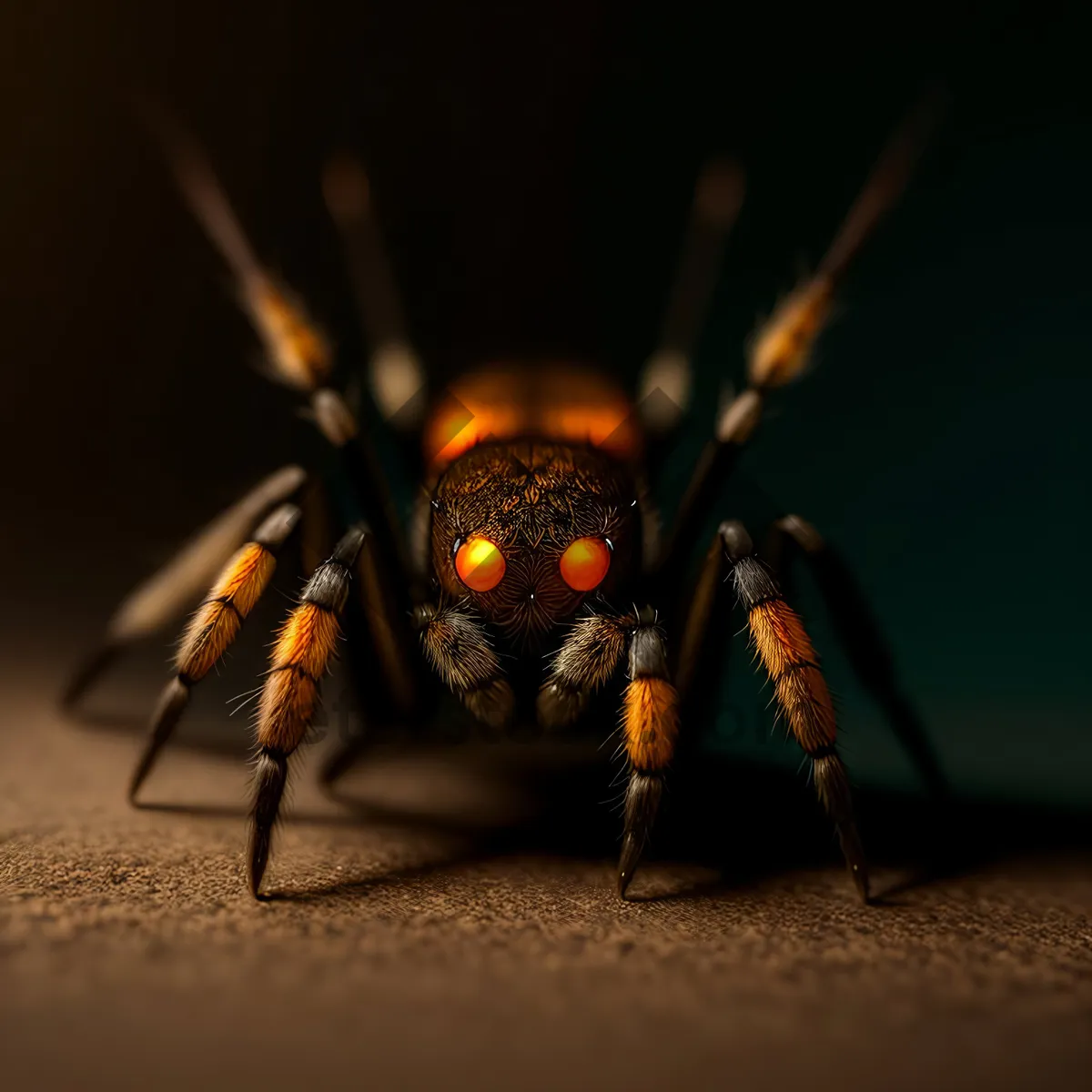 Picture of Close-up of Black Ladybug with Antenna Detail