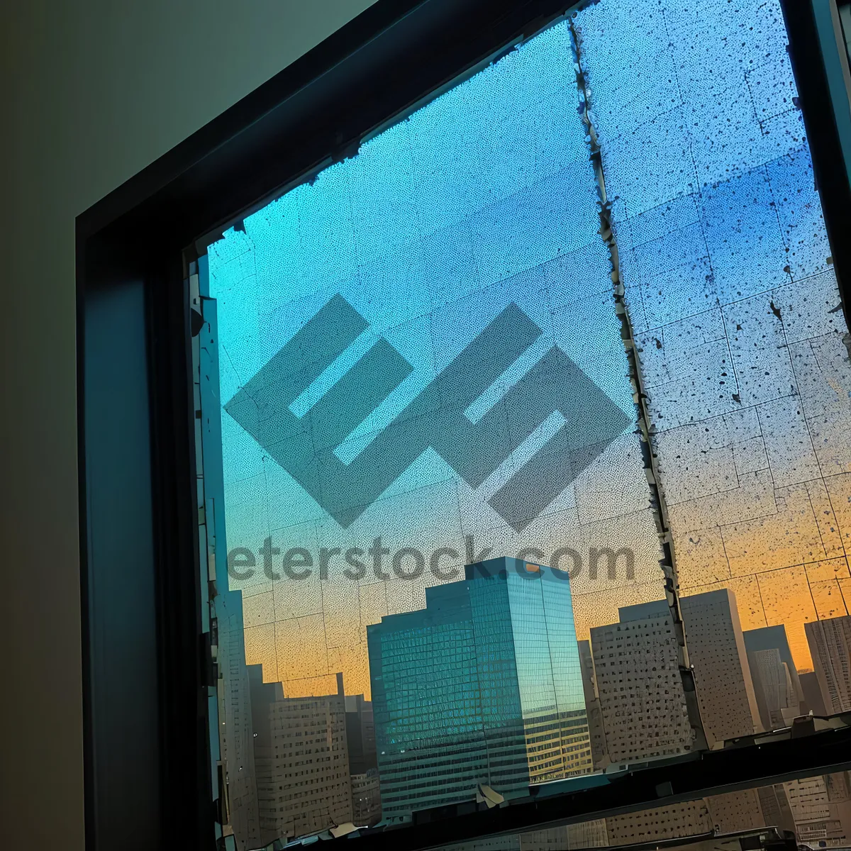 Picture of Urban Glass Skyscraper in Modern City