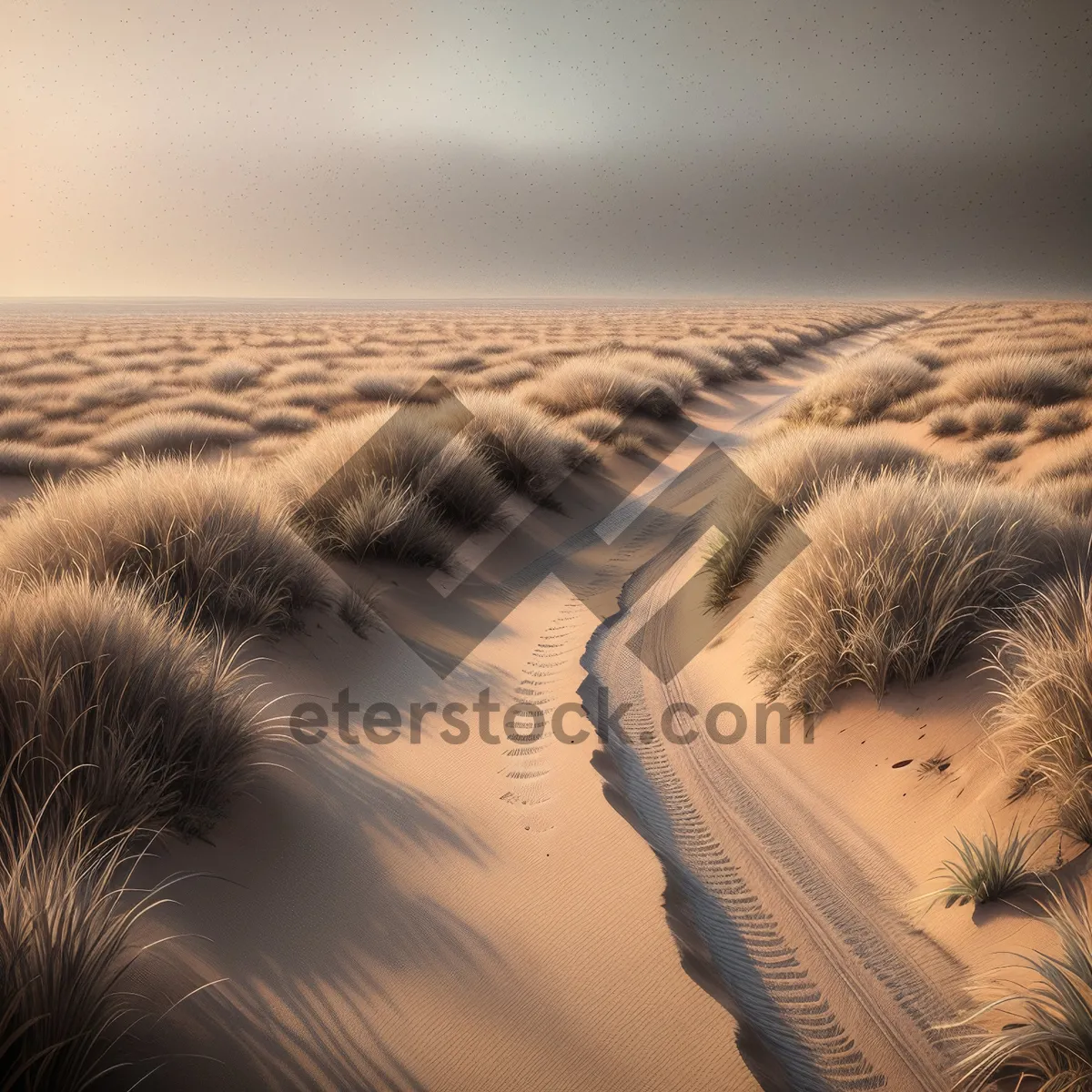 Picture of Sandy Paradise: Majestic Dunes Meets Serene Ocean