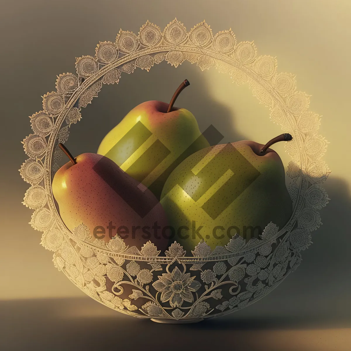 Picture of Juicy Granny Smith Apple, a Fresh and Healthy Snack